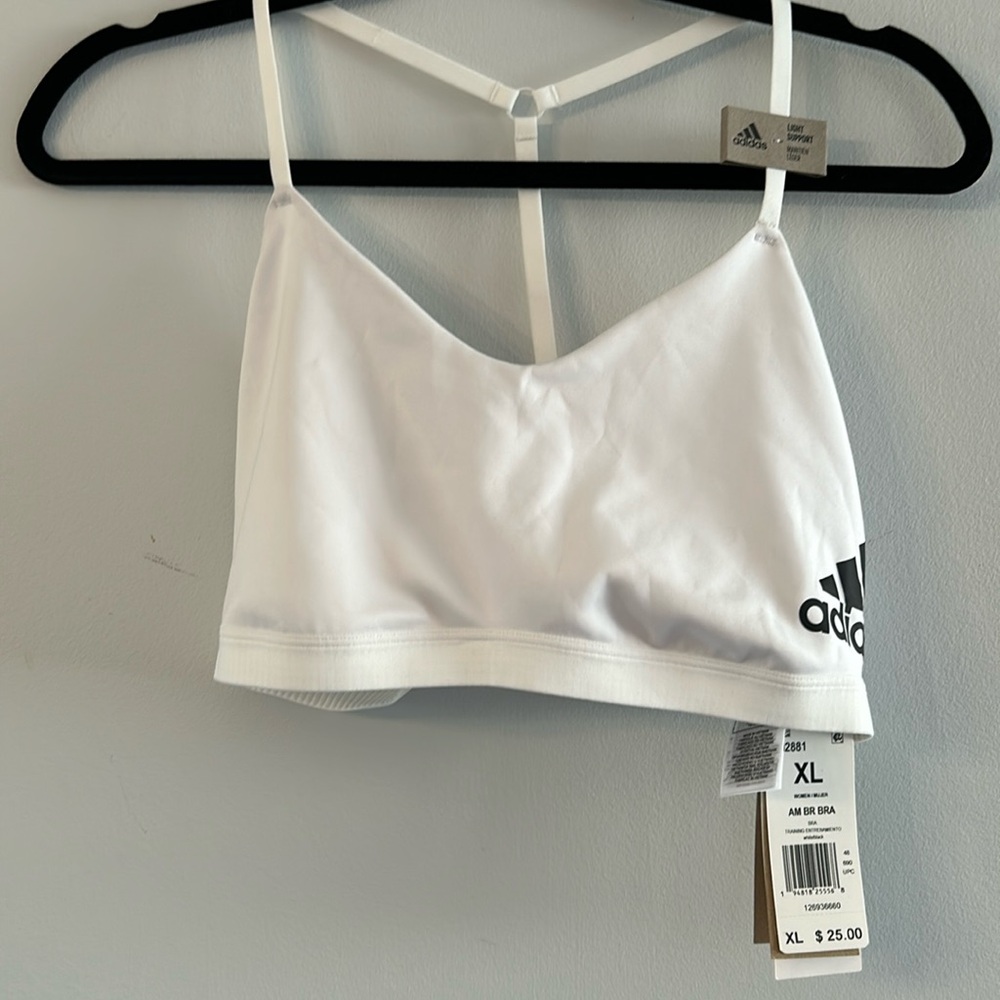 NWT Adidas Light Support Work Out Bra Size XL